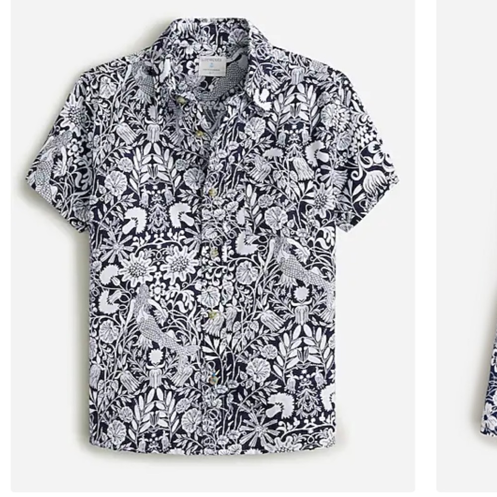 Boys Linen Button Down